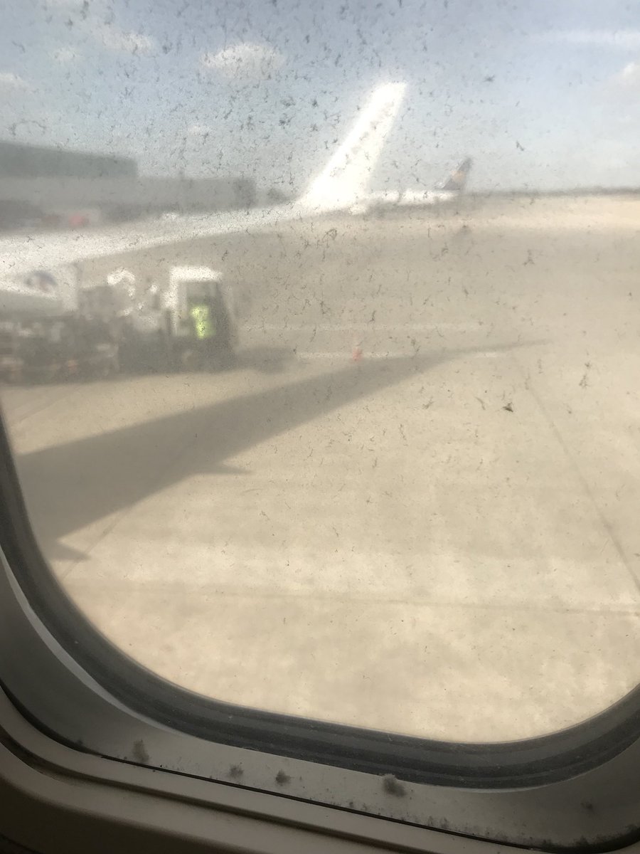 JCallaghanPhoto's tweet photo. @Ryanair Plane delayed by 1 hour sat down in our requested seats and can’t even see out of the filthy window! How does that get dirty?!?! https://t.co/EGVhnjV6VC