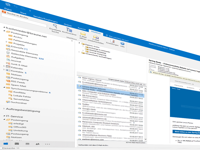 BrauneNet's tweet photo. Zero Inbox Strategie mit Hilfe von rechtssicherer E-Mailarchivierung für Outlook &amp; Co https://t.co/ZDeoAnS76Q #mailarchivierung #zeroinbox #outlook #mailstore https://t.co/ILL1hPCCkU