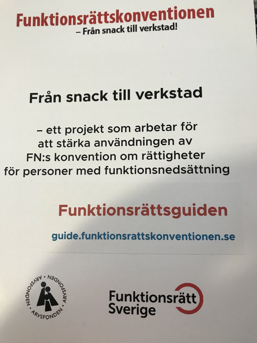 Svenska Diabetesförbundet (@diabetes_sv) on Twitter photo Idag deltar <a href="/diabetes_sv/">Svenska Diabetesförbundet</a> i en konferens om huruvida Sverige kränker rätten till ett självständigt liv #art19 #svpol #CRPD Idag deltar <a href="/diabetes_sv/">Svenska Diabetesförbundet</a> i en konferens om huruvida Sverige kränker rätten till ett självständigt liv #art19 #svpol #CRPD