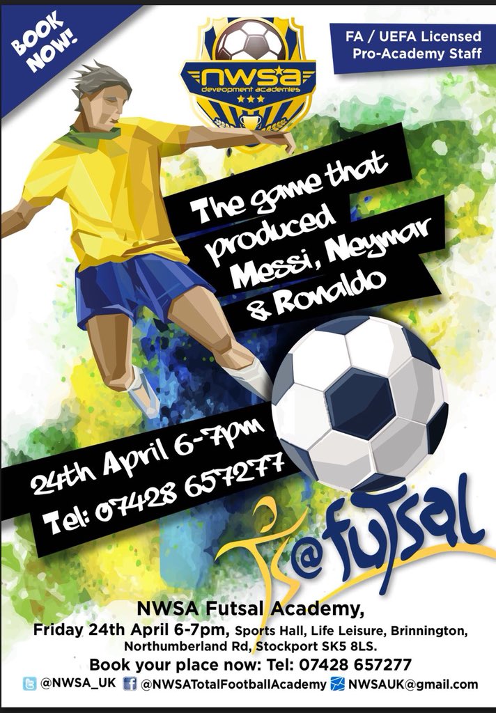 Cristia4Braulio's tweet image. This is Futsal! Learn the fundamentals of this exciting game as well as futsal specific goalkeeping techniques.