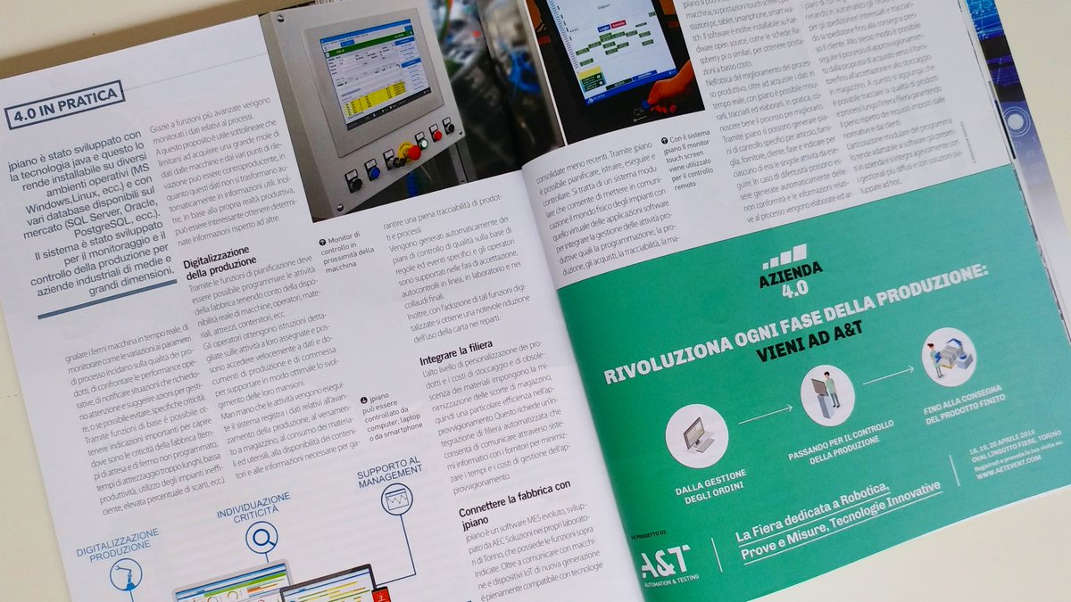aecsoluzioni's tweet photo. E da domani vi aspettiamo a @EventoAeT --> 𝗦𝗧𝗔𝗡𝗗 𝗗𝟯𝟴!!
18-20 Aprile 2018 Oval Lingotto Torino!
#industria40 #softwareMES https://t.co/GcdQo0VKkb