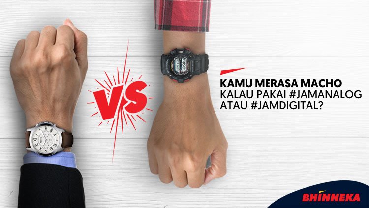 bhinneka's tweet photo. Hayo, coba dijawab. Menurut kamu, kamu merasa lebih #RealMan saat pakai #JamAnalog atau #JamDigital? Reply tweet Sarah ya!
Apapun pilihan kamu, cari jam yang #AsliBikinTenang ya di https://t.co/j15Kqnz76r. https://t.co/j1tz770CPX