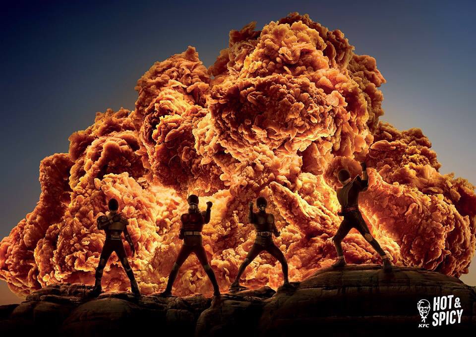 albadri_x's tweet photo. Iklan KFC Hong Kong. Mata aku terus nampak ayam sebab tengah lapar. https://t.co/A1sQGKAHNT