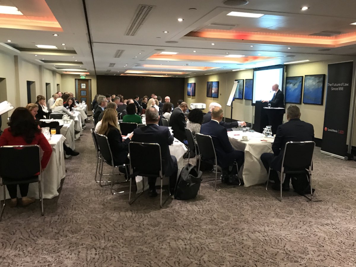 LexisNexisUK's tweet photo. Mark Smith opens our breakfast briefing and outlines the context of trust and why it’s so important in the legal profession #clientlawyertrust https://t.co/svQpaKcoiz