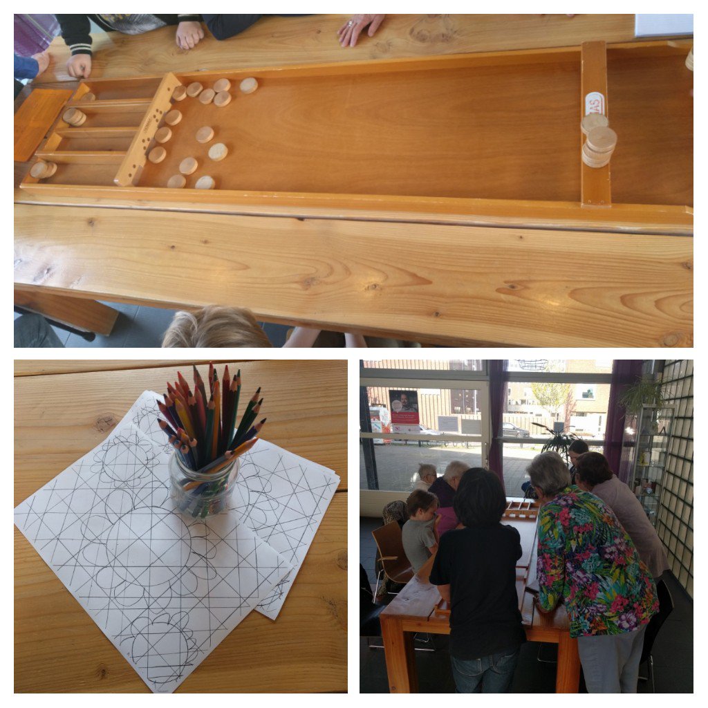 RosaDock's tweet photo. Kinderen van @IrisFakkel doen leuke dingen met #ouderen in @BC_DeLeeuw En Marisol de ridder ontwerpt iedere week een mooie nieuwe kleurplaat voor de dames. Wat een gezelligheid! https://t.co/NbNMs9YmuG