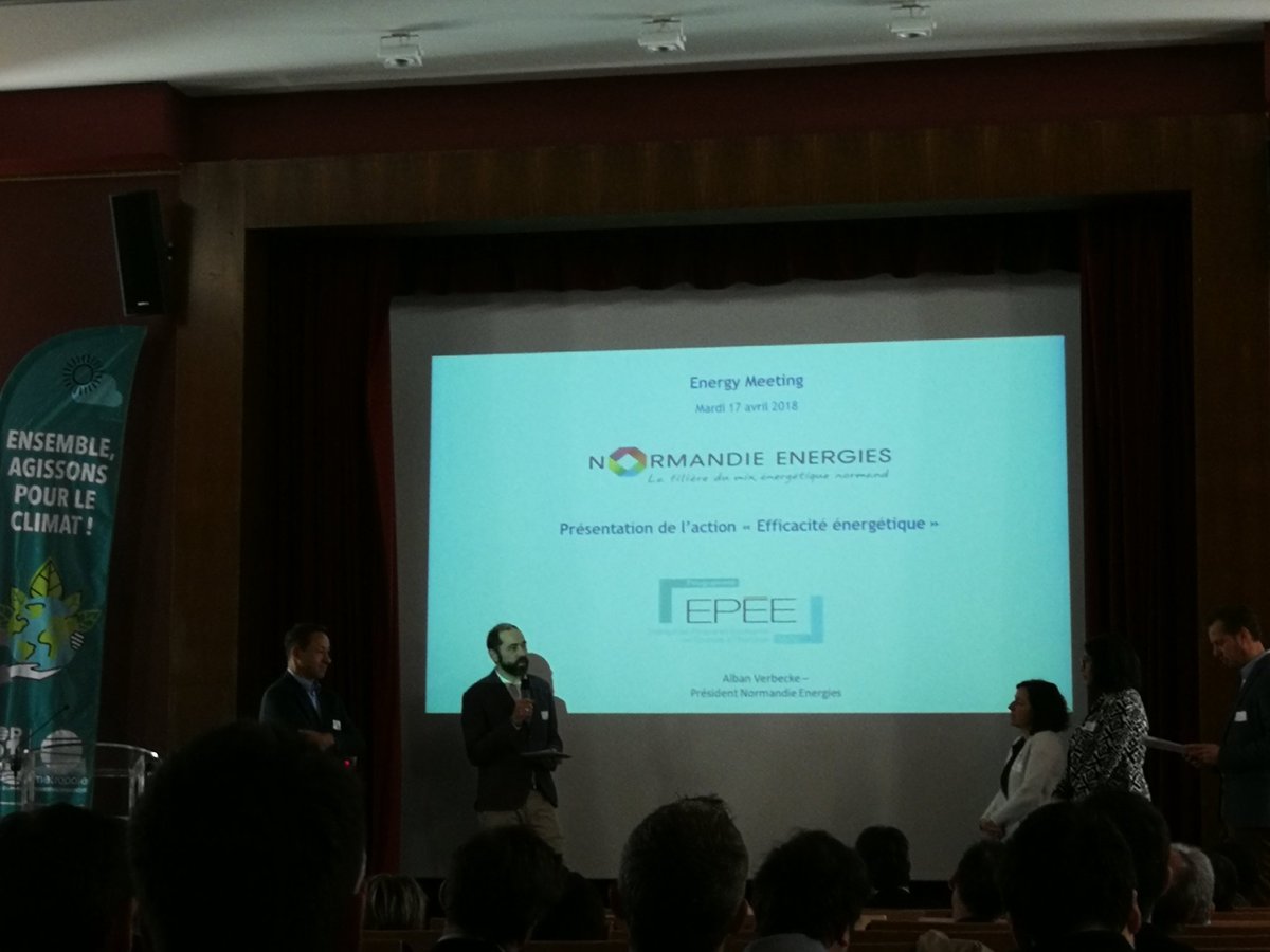 1er Energy meeting #cop21 <a href="/CCIRouenM/">CCI Rouen Métropole</a> <a href="/rouenmetropole/">rouenmetropole</a> interventions <a href="/SDeniard/">Scheherazade Deniard 🇪🇺</a> <a href="/AlbanVerbecke/">Alban VERBECKE</a> @MAderMRN sur l'efficacité et l'optimisation énergétiques et du CO2 : bâtiments, transports,... mieux consommer : la meilleure énergie est celle que l'on ne consomme pas !