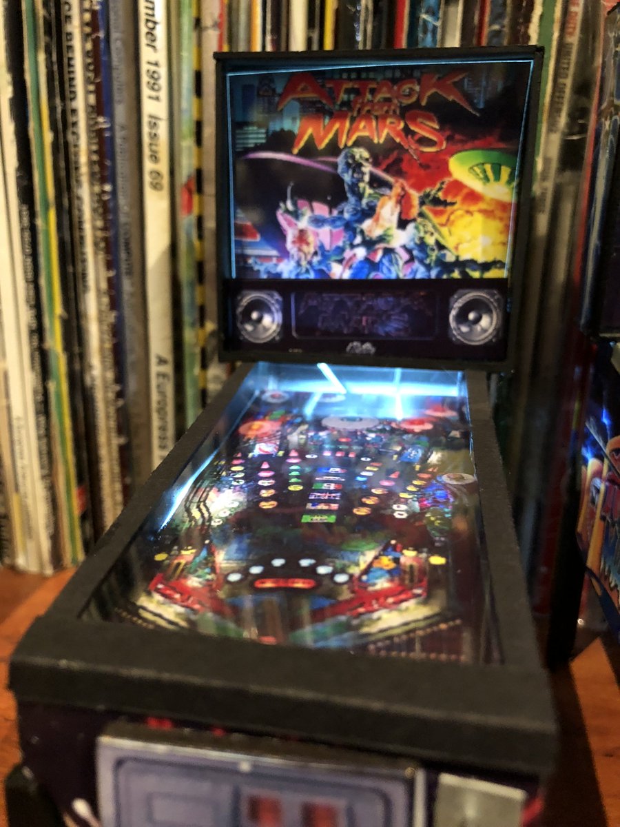 pinballpress's tweet image. These mini / scaled pinball replicas are so darn cute! More pics -&amp;gt; facebook.com/ausretrogamer/…
#pinball #art #diy
