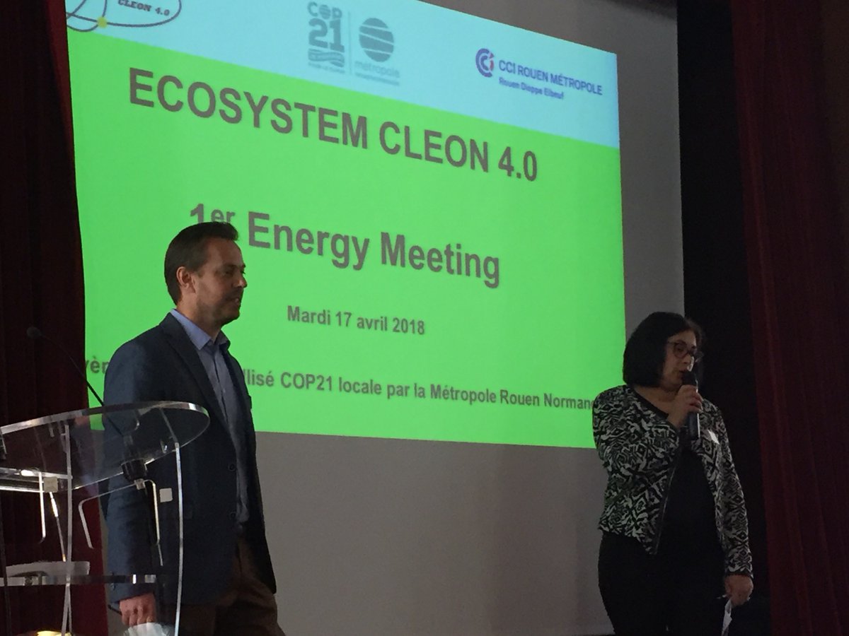 EDF_Normandie's tweet photo. Événement labellisé @COP21, le 1er #EnergyMeeting, piloté par @EDFofficiel et @BASF_FR dans le cadre de l’Ecosystem #Cleon40 et porté par la @CCIRouenM, est lancé ! https://t.co/3YqB4dQyfE