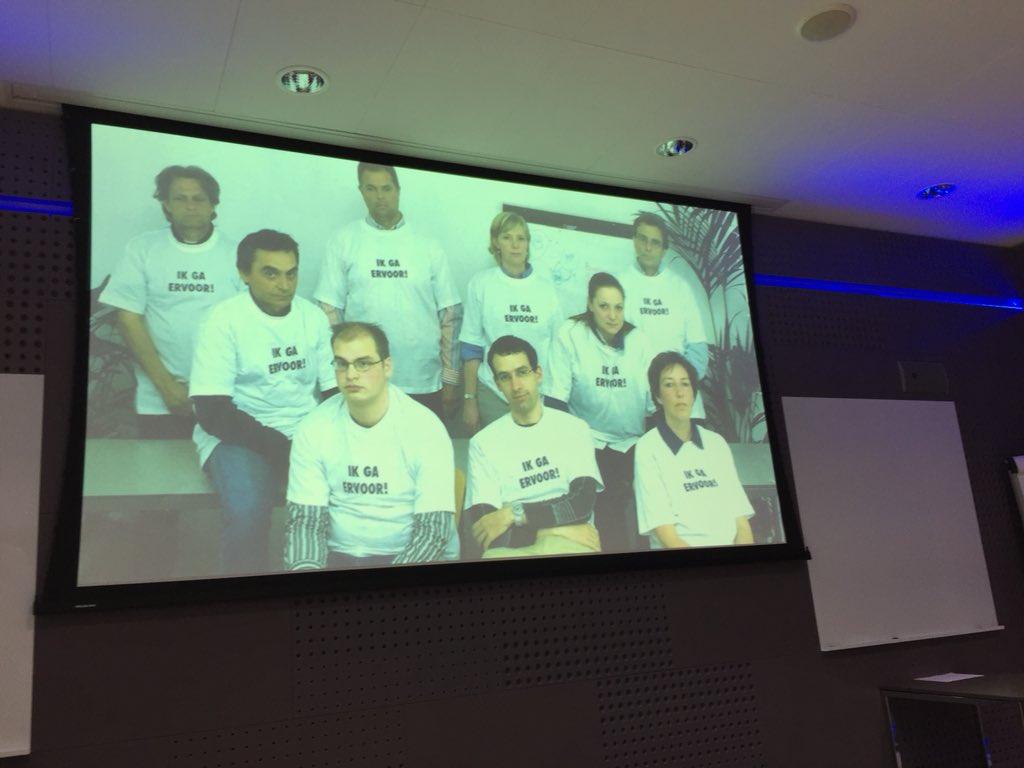 #fpr18 kijk hier spat het enthousiasme vanaf 😉 Dat zijn ‘betrokken’ medewerkers...