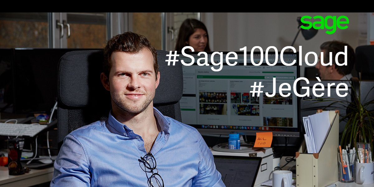 Avec #Sage100cloud, je maîtrise et pilote la performance de mon activité ! #JeGère
En savoir plus ▶️ow.ly/HbXD50h3sti