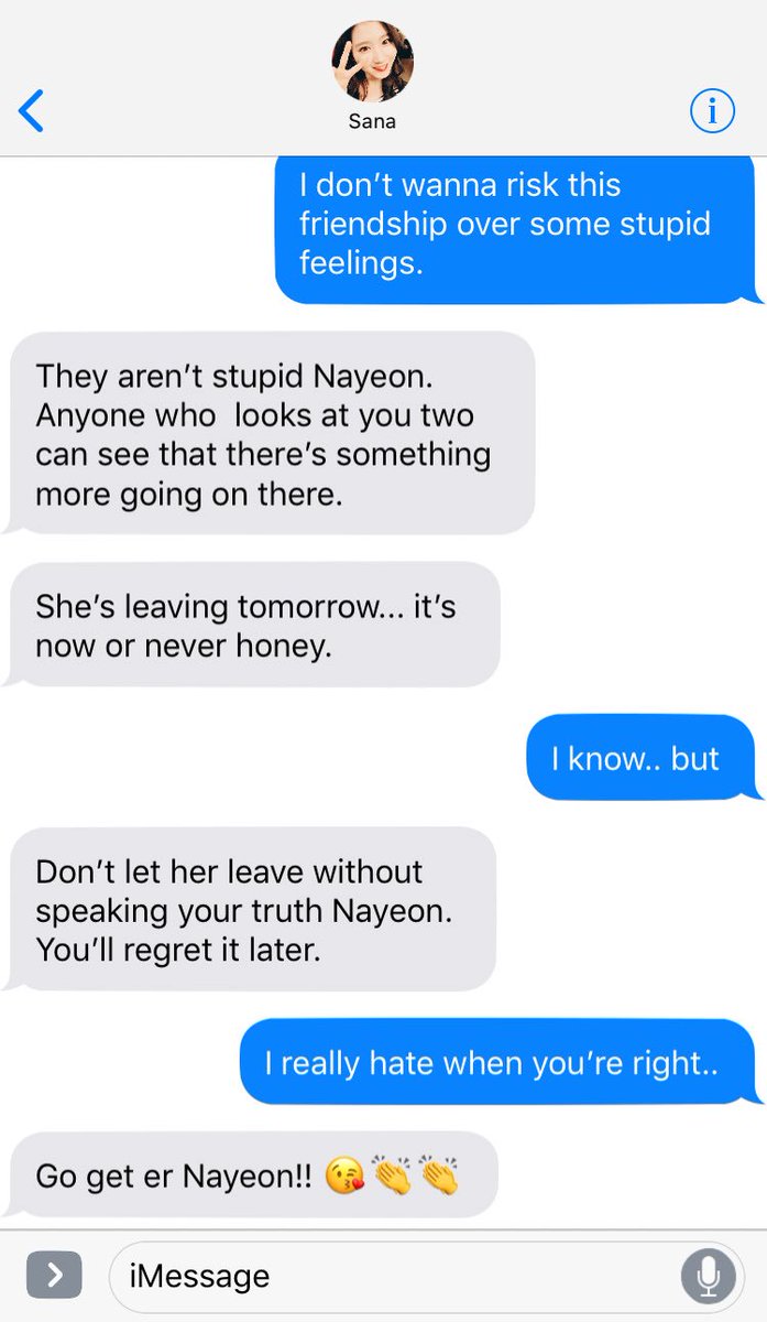 「ɴᴀʏᴇᴏɴ ᴛᴇxᴛs sᴀɴᴀ」   “𝚢𝚘𝚞’𝚕𝚕 𝚛𝚎𝚐𝚛𝚎𝚝 𝚒𝚝 𝚕𝚊𝚝𝚎𝚛”