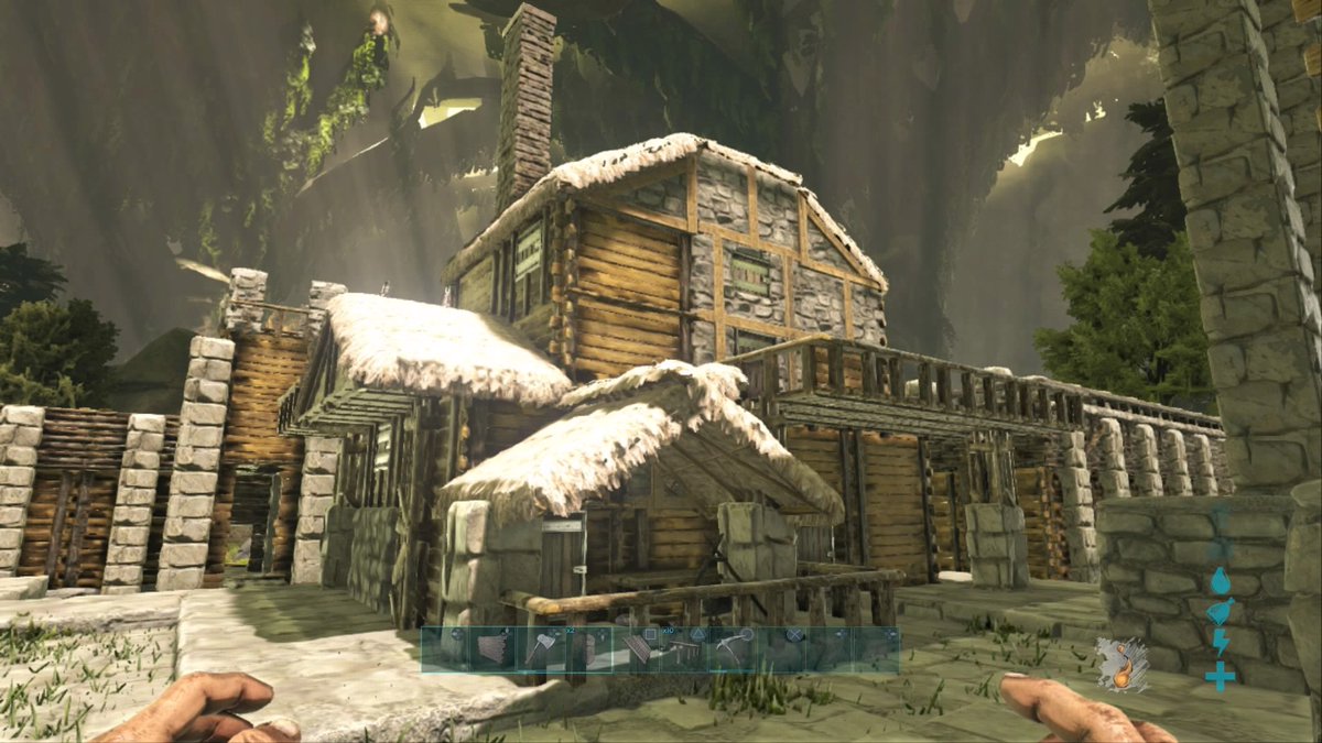 Redfusion88's tweet image. #PS4 ARK ABERRATION.Village médiéval.. .