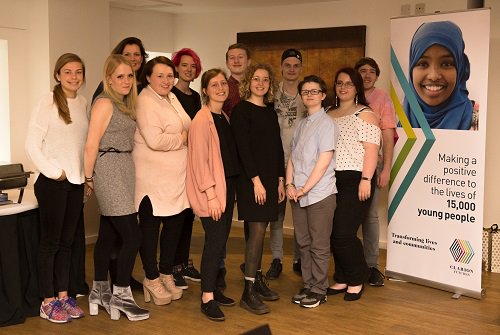 Clarion_Group's tweet photo. Today @ClarionFutures are hosting the first national youth conference with @WeAreLiverty at #AstonUniversity, Birmingham. #NationalAmbassadors #room4yp Read more here: https://t.co/MJ4lvyFyhV https://t.co/WSsNpFORI7
