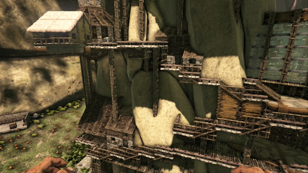 Redfusion88's tweet image. #PS4 ARK ABERRATION.Village médiéval.. .