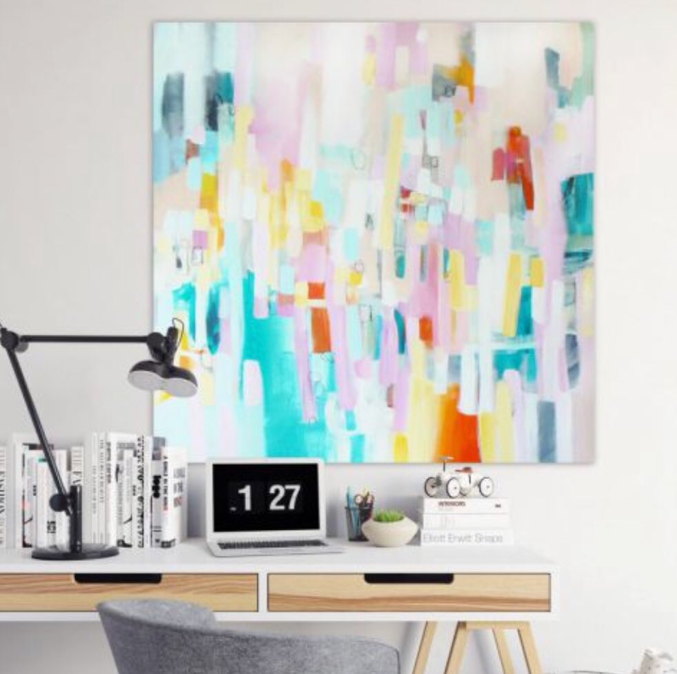 IN__SPACES's tweet image. Add colourful artwork to your collection and home decor this spring with ‘That Was Then’, an original acrylic painting. #art #colours #acrylic in-spaces.com/prints-and-art…