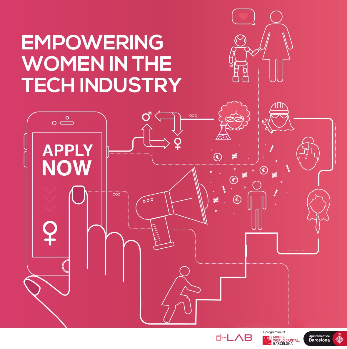MWCapital's tweet photo. We are looking for projects &amp; solutions that contribute to the reduction of the gender gap within the #tech industry. #womenintech 

JOIN US! https://t.co/0GhV0f45xE https://t.co/gGJq2umsfK