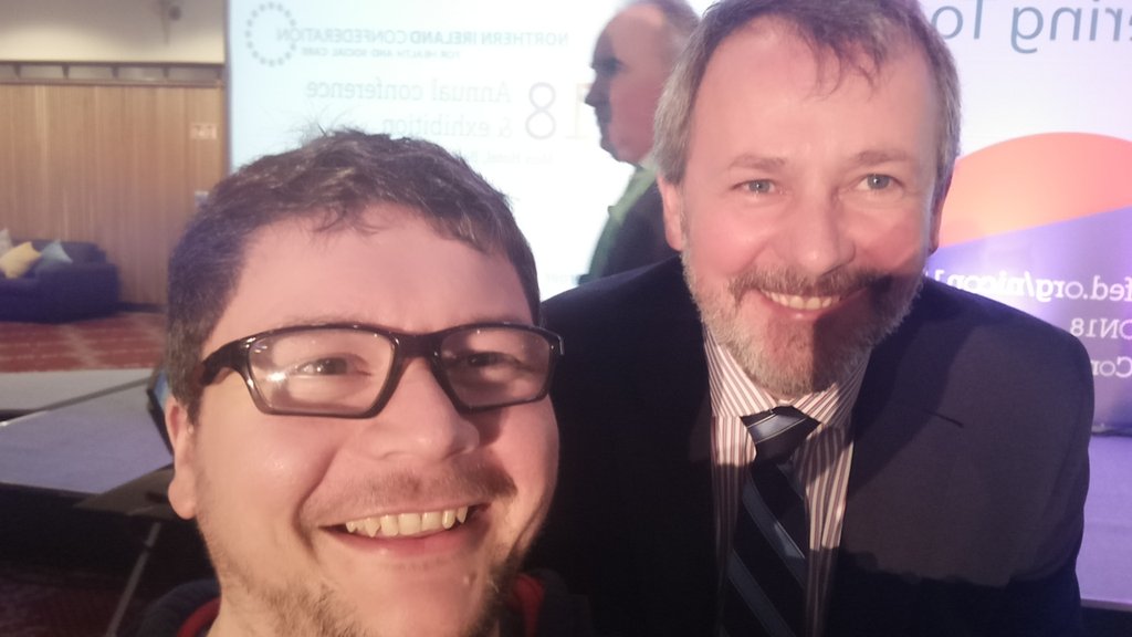 davemilliken0's tweet photo. Just bumped into some folk at the NICon
@BelfastTrust
@HSCBoard
#runningWithTheBigDogs https://t.co/mwYjs1uCgF