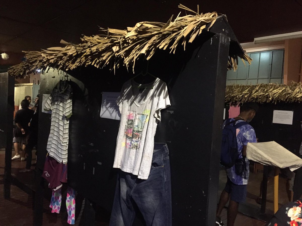 rfhaf_Fiji's tweet photo. In a show of solidarity against abuse of young women, girls and boys. #RFHAFiji opened the 'What Were You Wearing' Survivors Art Installation.
Visit the Survivors Art Installation at the Fiji Museum to support the @RFHAFiji and the #WWYW2018campaign https://t.co/QzigFPZPsb