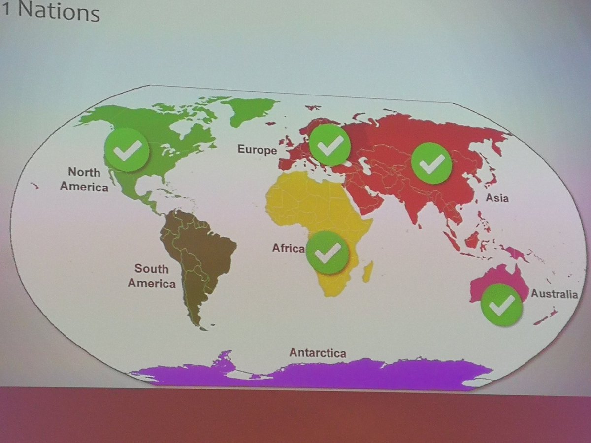 Only South America missing on the delegate list of countries #PSConfEU