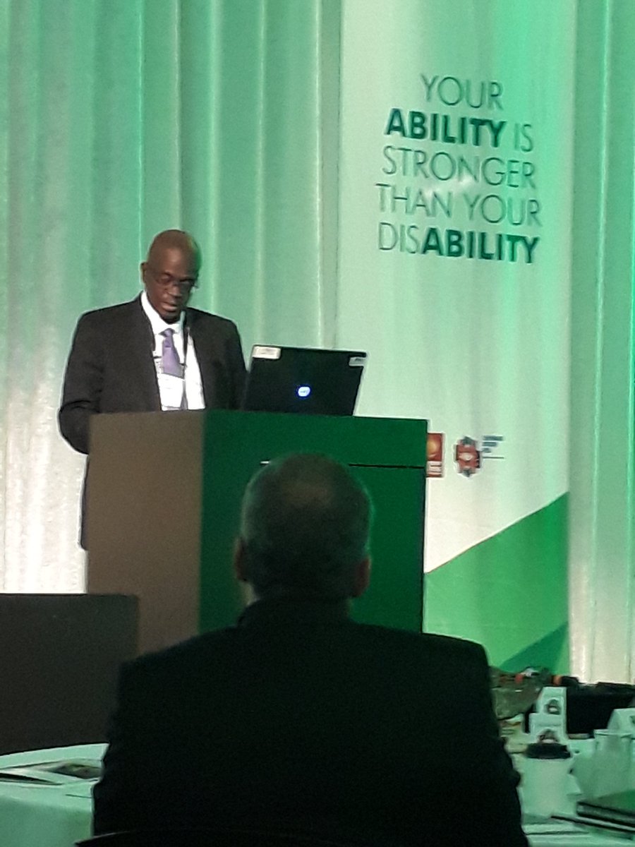 JulieHu57881524's tweet photo. #Dogreatthings Old Mutual MD MFC Clarence Nethengwe knows that our employment profile needs to represent the SA population inclusive of those with disabilities. https://t.co/SnqyGtvGys