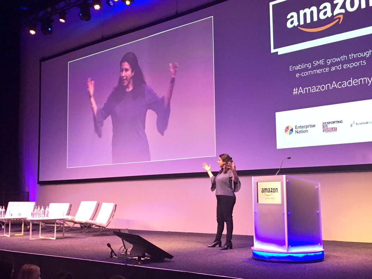 e_nation's tweet photo. Enterprise Nation founder @emmaljones kicks off #AmazonAcademy @SECGlasgow 

“Let’s give small businesses a digital boost!”

Watch a live stream on our Facebook page. https://t.co/LBmkYjE8O8