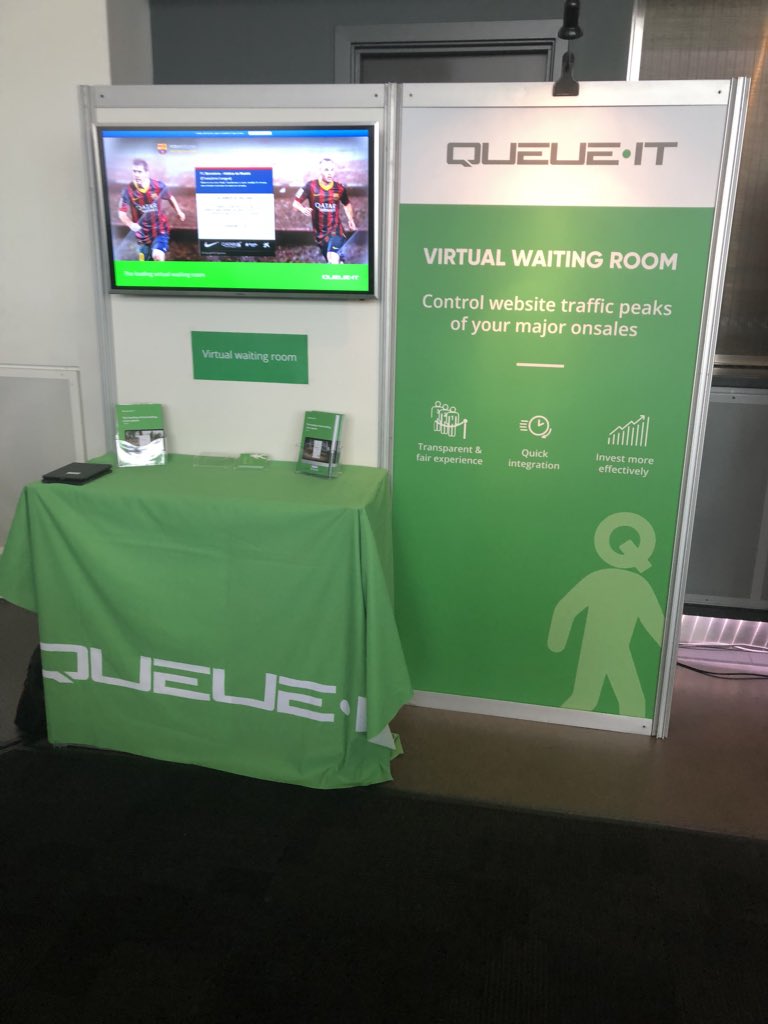 krassnova's tweet image. We are here #TBF2018 
#queueit