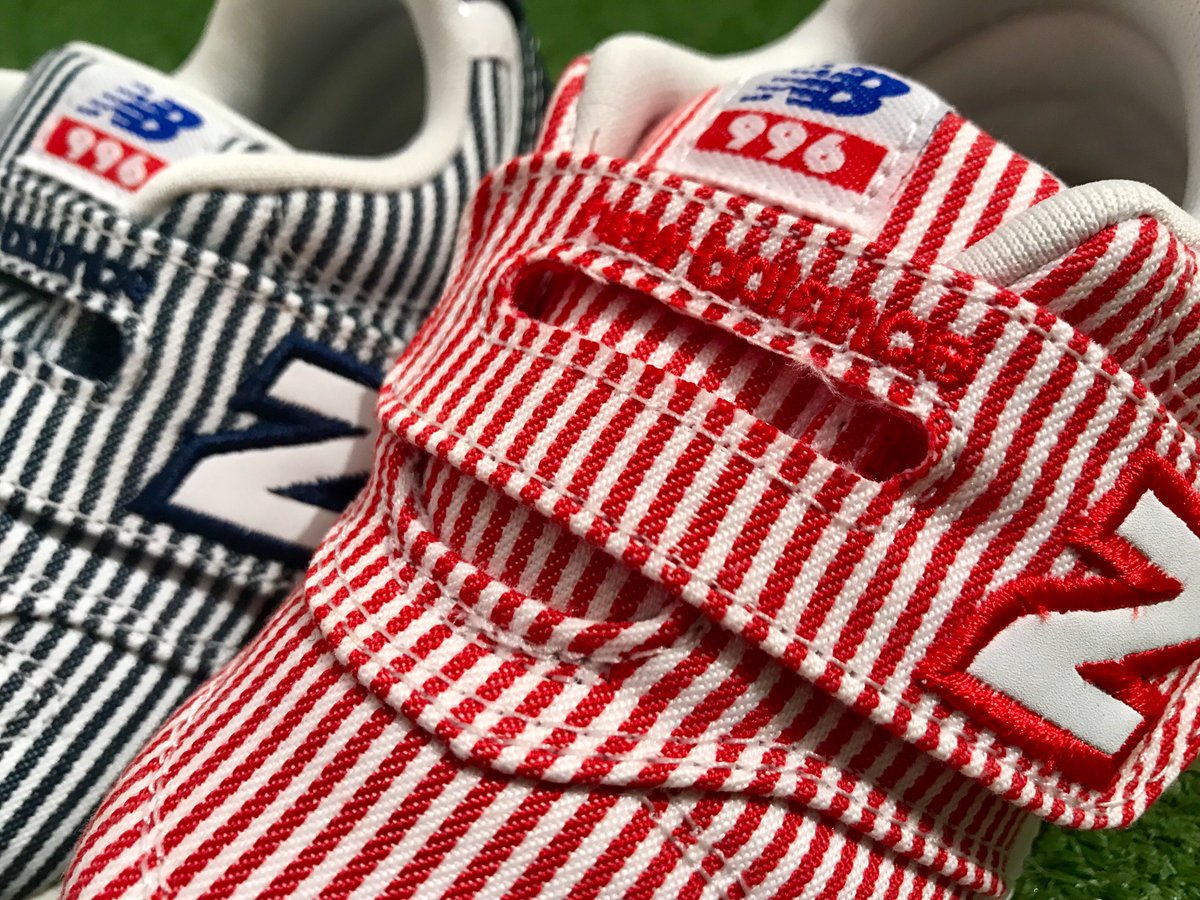 nb_SAPPORO's tweet photo. 《 #NB新商品 》
定番のインファイトシューズをストライプ柄のキャンバス素材を使い夏向けに爽やかに✨
「FS996」
COLOR : NBI/REI
WIDTH/SIZE : 12.0-16.5cm
PRICE : ¥5,200+tax
※4/18発売開始
#NB #Newbalance #ニューバランス札幌 #キッズ #FS996 #ストライプ https://t.co/Rm930y7toI