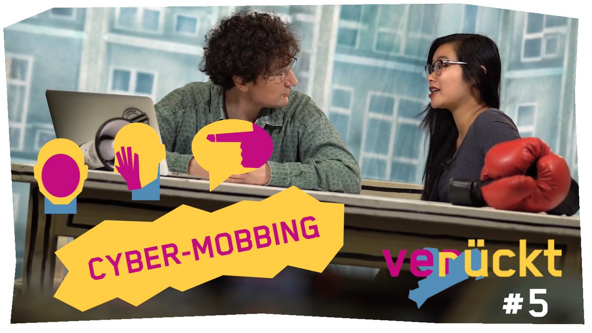 "Heute Abend kommt die neue Folge #verrückt raus! Dieses Mal geht's um #Cyber-#Mobbing und was wir dagegen tun können. Und ja... wir haben 'Cyber' gesagt. bpb_de
AmadeuAntonio QRTRMSTR youtube.com/c/verrücktvideo "