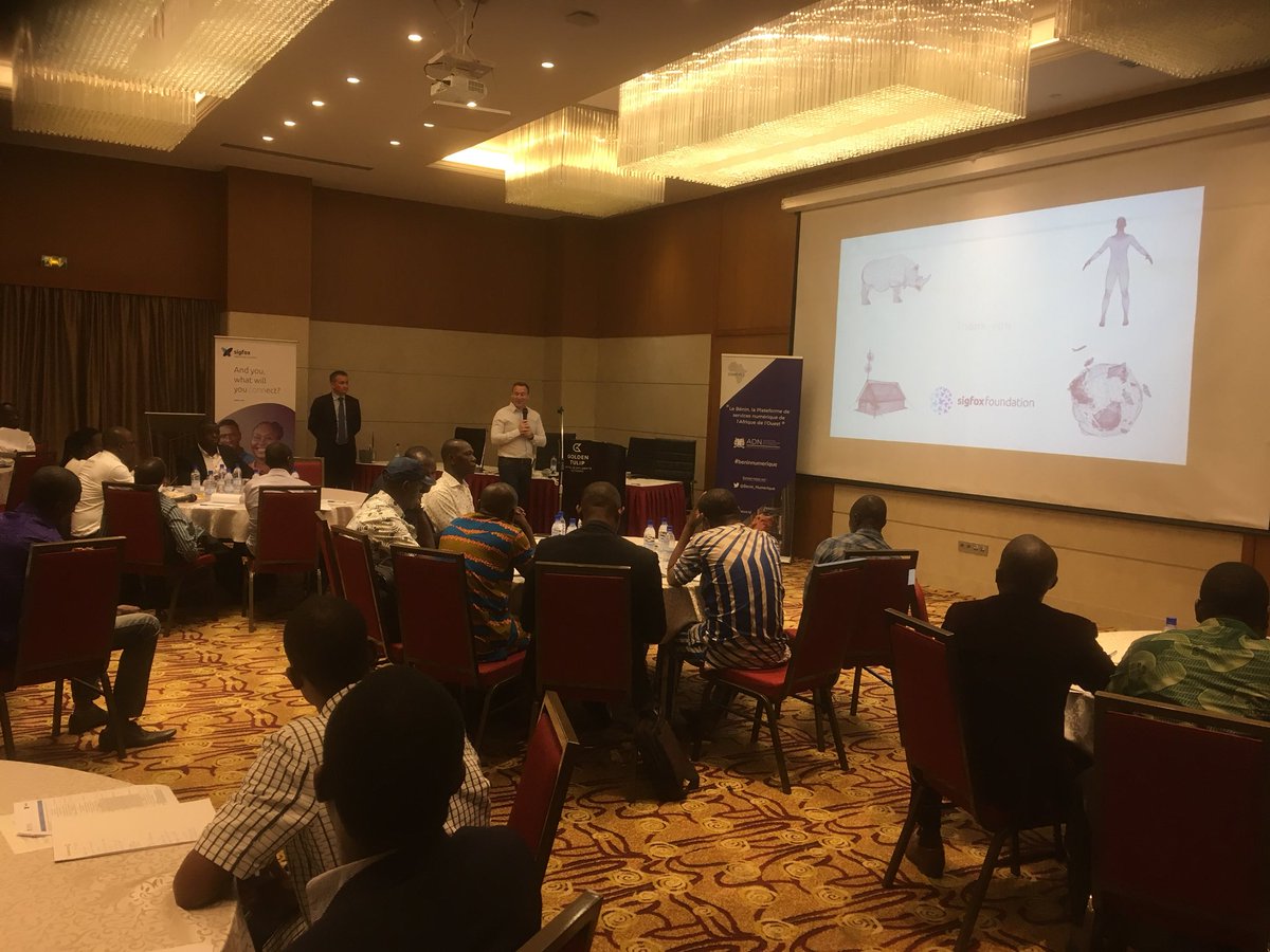 Aujourd’hui à Cotonou nous parlons  encore Objets connectés, cette fois avec SIGFOX.