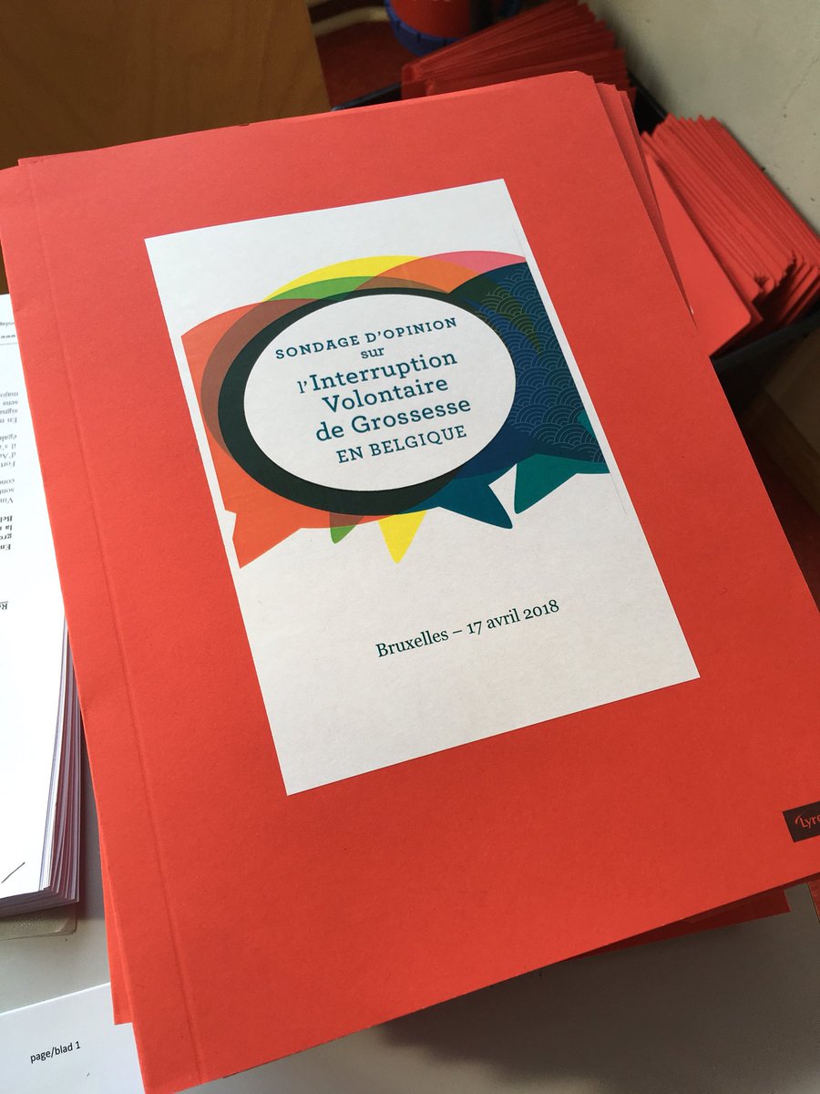 En direct de la présentation du sondage du Centre d’<a href="/ActionLaique/">CentreActionLaïque</a> « Que pensent VRAIMENT les belges de l’#IVG ? » à l’<a href="/ULBruxelles/">Université libre de Bruxelles</a> #IVGHorsDuCodePenal