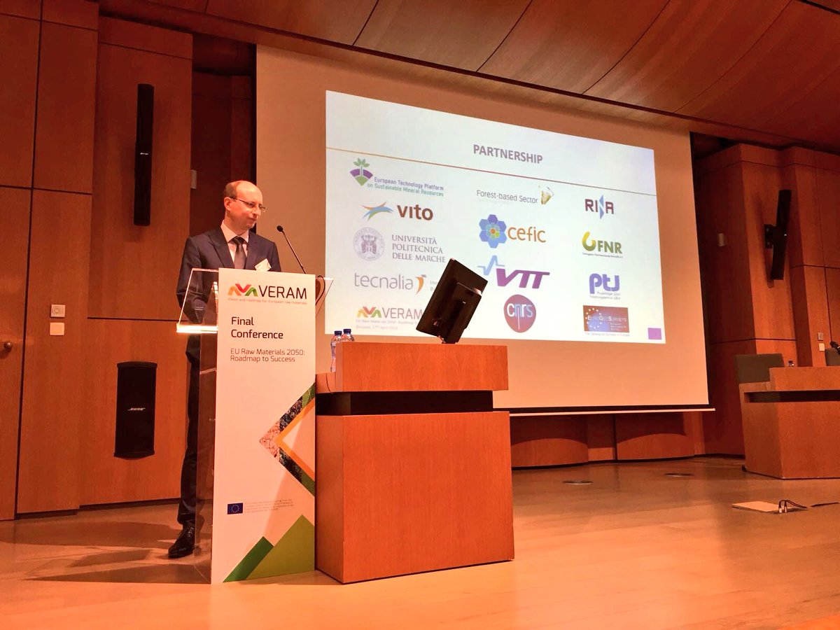 EuroGeoSurveys's tweet photo. #VERAM2050 Final Conference at the Royal Flemish Academy of Belgium in Brussels. EU #RawMaterials 2050 : Roadmap to Success! https://t.co/pP2RjoxU8S