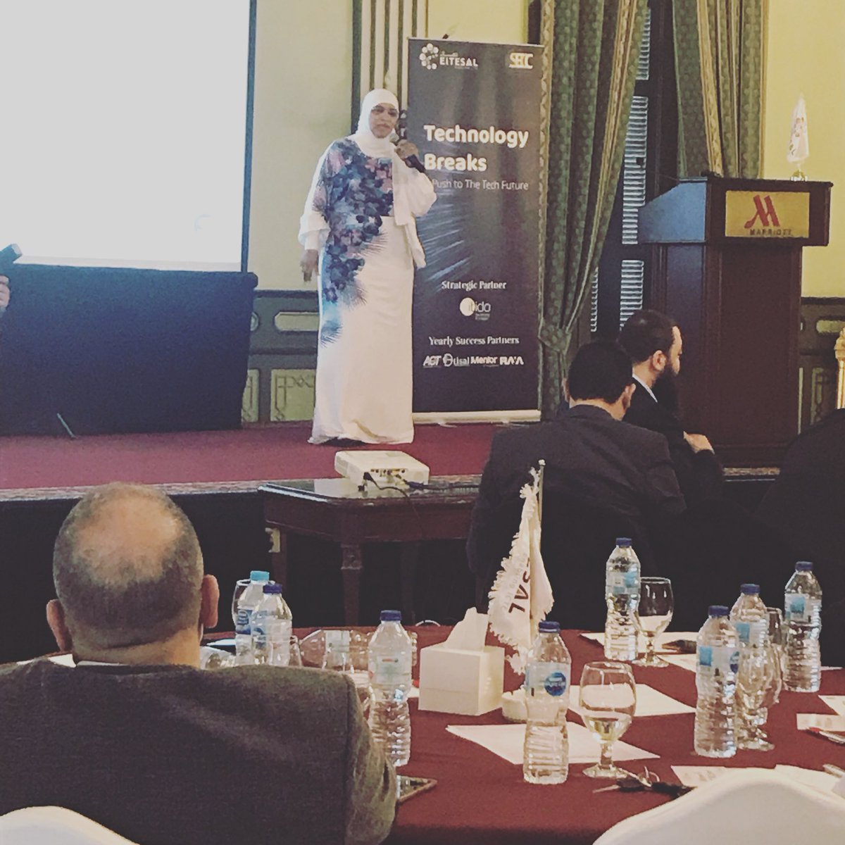 EgyptInnovate's tweet image. Agile and and DevOps are compatible and increase each other’s value. Says Eng. Reham  Saleh, Senior Consultant @SECC_Egypt . #TechBreaks