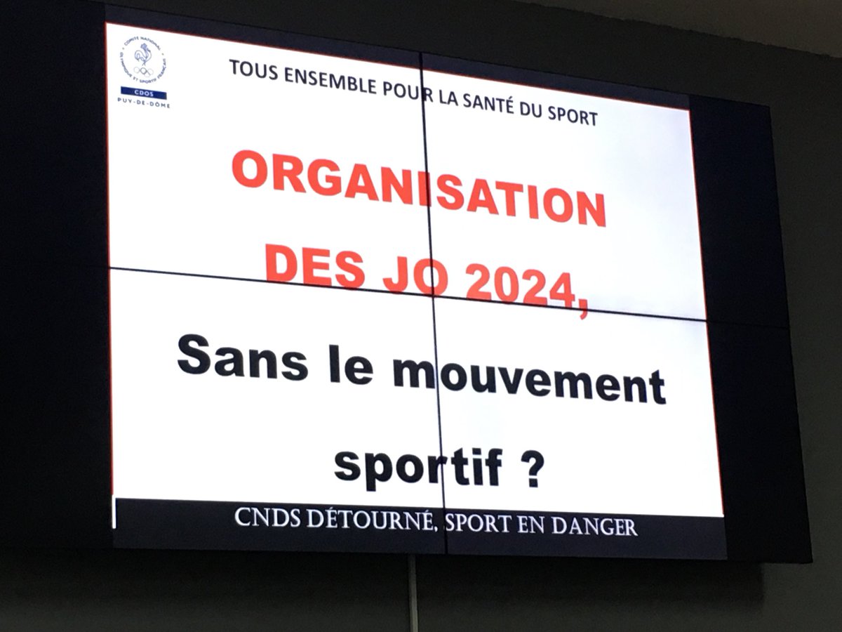 UNSS63's tweet image. Conférence de Presse au CDOS63. Sport en danger - CNDS détourné. @UNSS63 @unss @cnosf_presse @CNDS_sport @sport @media