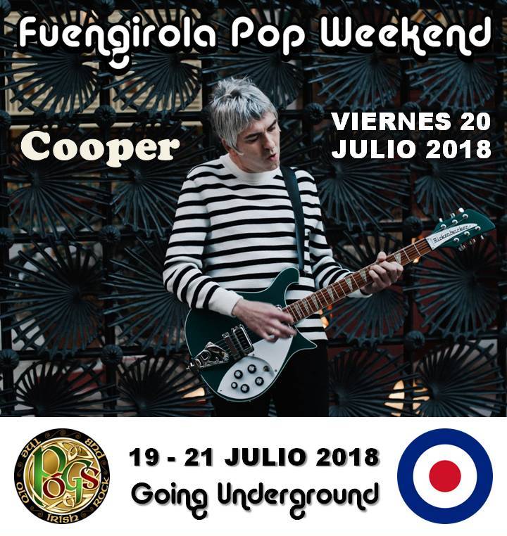 #Cooper @ #FuengirolaPopWeekend!!!
No te pierdas este verano a nuestro querido '#SpanishModfather' y a su fantástica banda cerrando la noche del viernes en el <a href="/FuengirolaPop/">Fuengirola Pop</a>!!!
Get Ready for #FPW_2018!!! 19 - 21 Julio!!! 😀
Muy pronto toda la info en FuengirolaPop.com