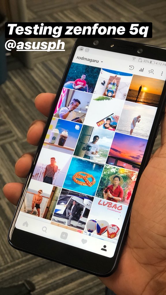 rodmagaru's tweet photo. Testing the new Zenfone 5Q from @ASUSph! Wow the 120-degree wide angle + size! #Backto5PH https://t.co/gwyw9LINPt