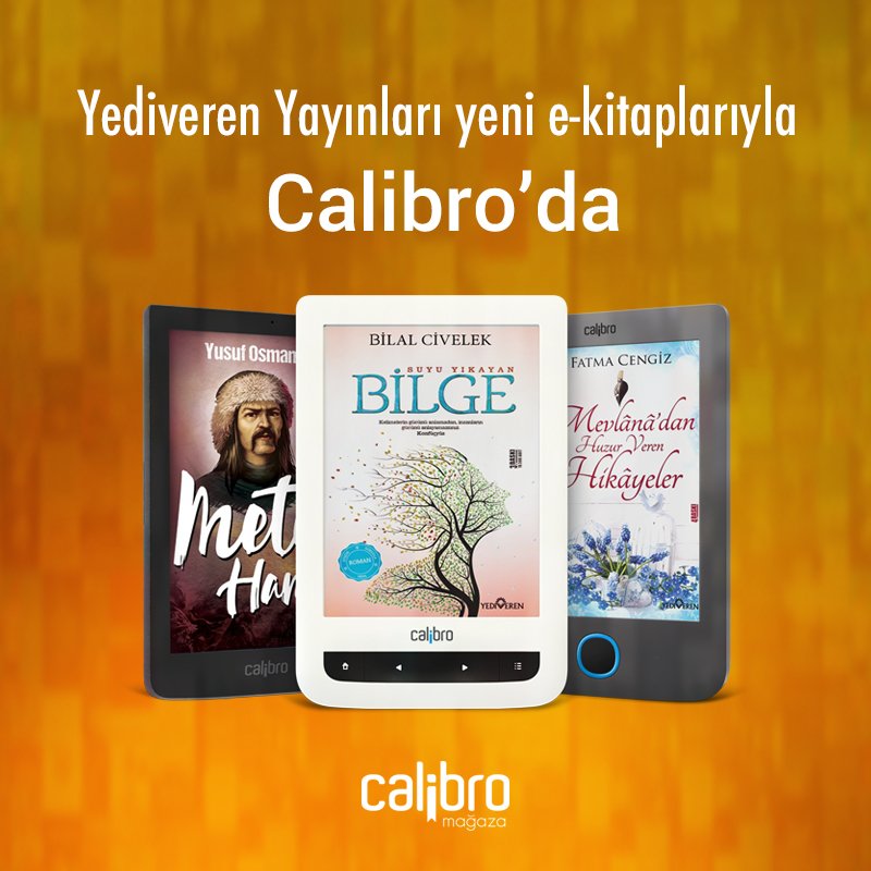 Yediveren Yayınları yeni e-kitaplarıyla Calibro'da!

store.calibro.com/yayinci/yedive…