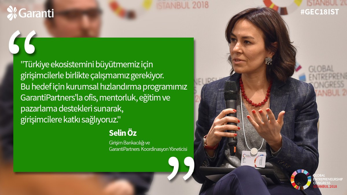 GarantiBBVA's tweet photo. Girişim Bankacılığı ve GarantiPartners Koordinasyon Yöneticimiz @selinoz’ün moderatörlüğünü yaptığı «GarantiPartners Case Study» ile «Local Lessons» oturumları başladı. #GEC18IST @Girisimcilik #GarantiPartners https://t.co/YMRaF32K3C