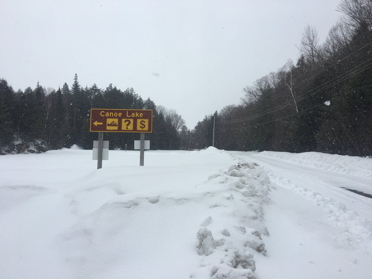 Current view at Canoe Lake Access Point.
The longer the winter, the sweeter the spring?