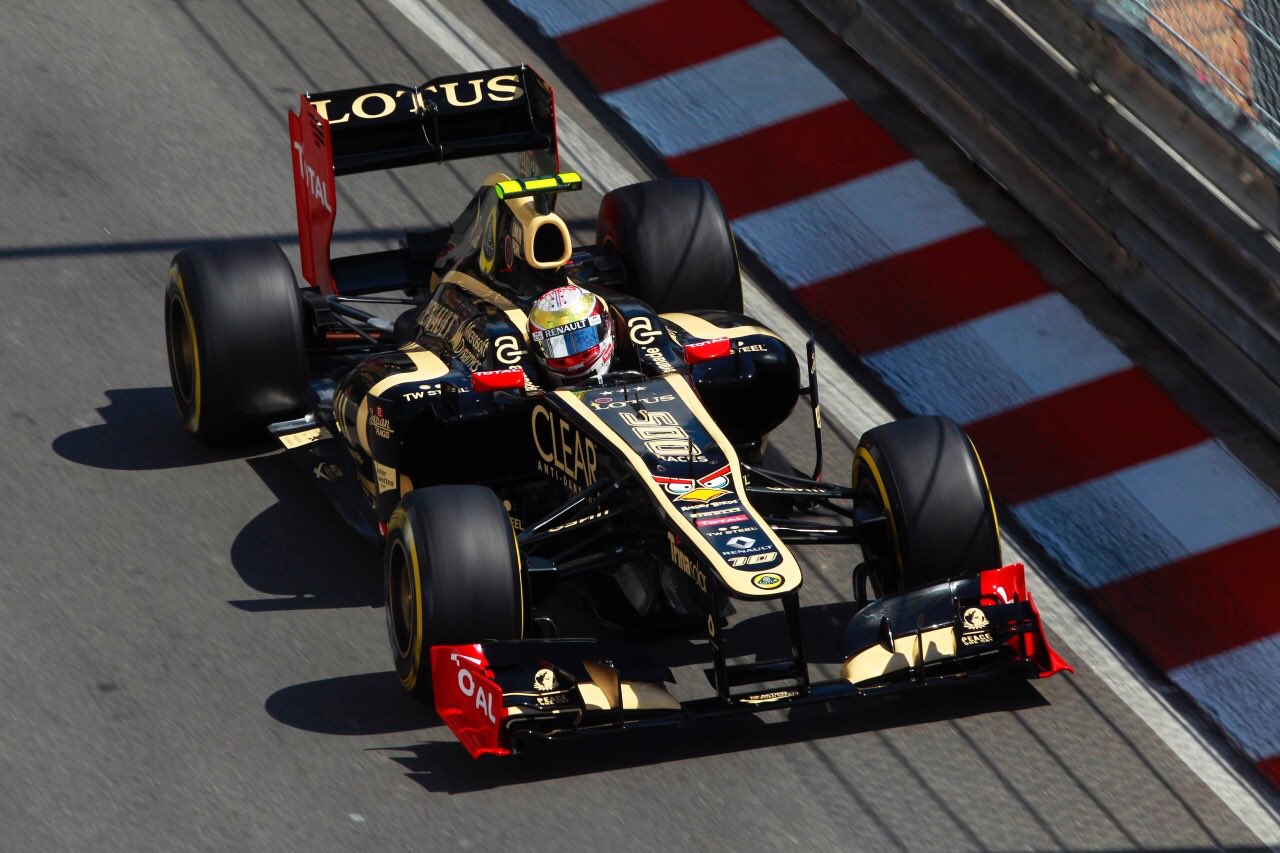 When Lotus was sponsored by Angry Birds at Monaco. Happy 32nd birthday to the Frenchman, Romain Grosjean. 