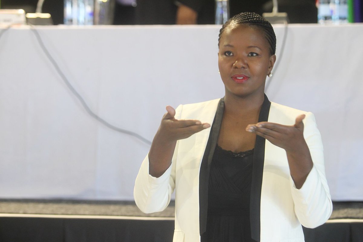 UCTDisability's tweet photo. Meet our other professional South African Sign Language interpreter, TshepisoMokoena. She worked for the South African Parliament as a South African Sign Language (SASL) Practitioner &amp; a freelance SASL News Interpreter for ENCA South Africa. Visit https://t.co/NgMIyIXA9W for more https://t.co/7wRE5nAT8e