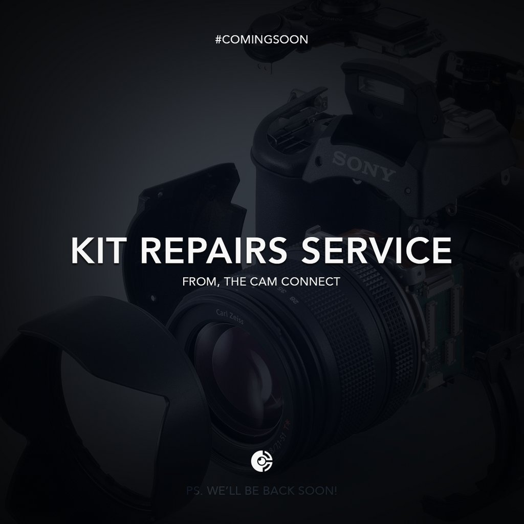 thecamconnect's tweet photo. Right we return soon.. but hear what? Glad to announce that we'll be offering repairs very soon too! https://t.co/oCHED0kIkS