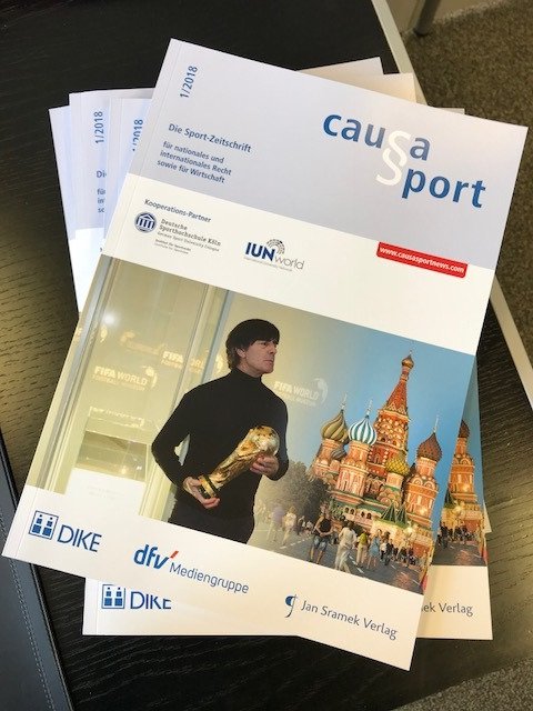 Das neue Heft 1/2018 der Causa Sport ist erschienen! Jetzt bestellen über causasport.org/printbezug