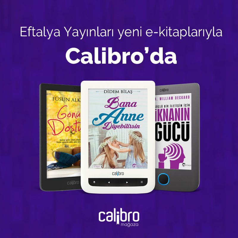 Eftalya Yayınları yeni e-kitaplarıyla Calibro'da!

store.calibro.com/yayinci/eftaly…