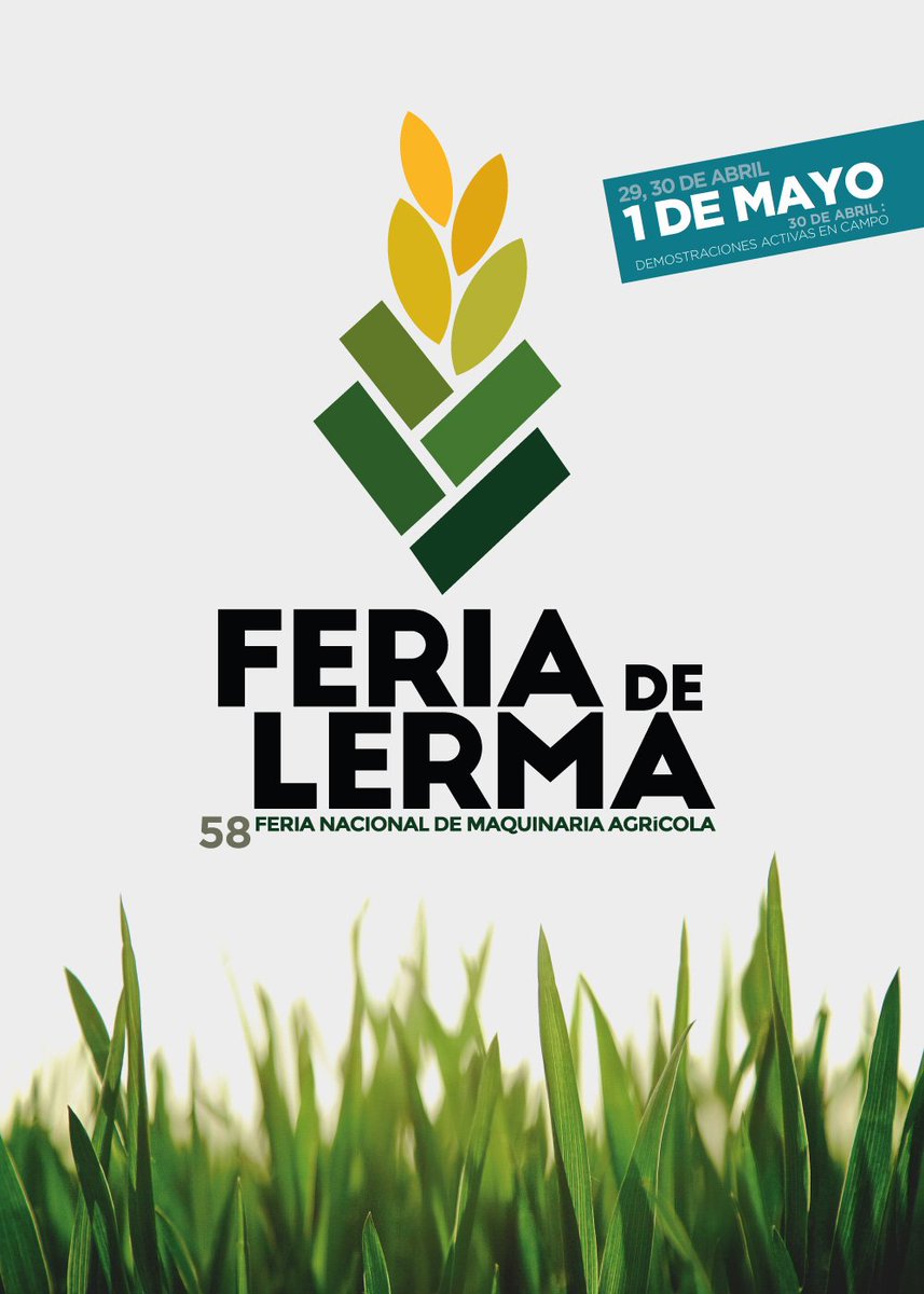 LermaTurismoCIT's tweet photo. El 29, 30 de abril y 1 de Mayo os esperamos en la 58 Feria de Maquinaria y 16º Feria del Automóvil en #Lerma No te lo pierdas!!👨‍🌾🚜🚘🚗 @AYTOLERMA @andaonda @lermahoy @LosPueblosmbe @RutaVinoArlanza @BurgosTur @CyLesVida @burgosalimenta @Junta_CyL @DipuBurgos @MinAgricultura https://t.co/RVUqjnNIG5