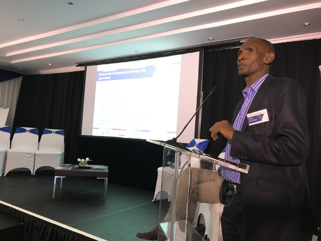 rezabard's tweet photo. #AlchemyReflection2018 John Motimele, Bohwa Chair, partnerships with Gov https://t.co/uy1i6sf4Jd