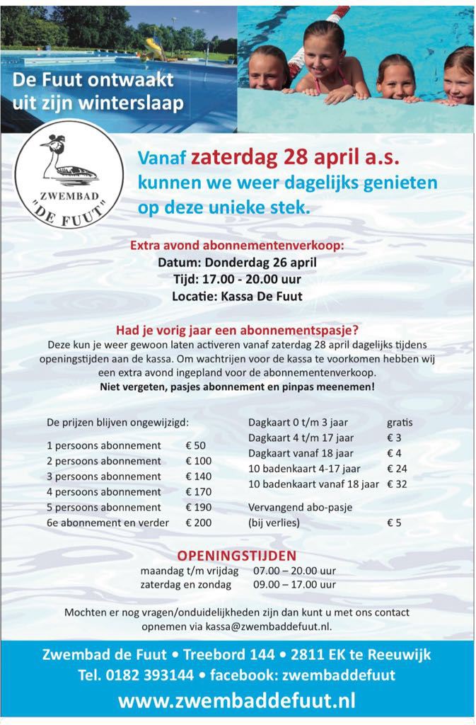 Opening van het seizoen 2018! zwembaddefuut.nl/opening-van-he…