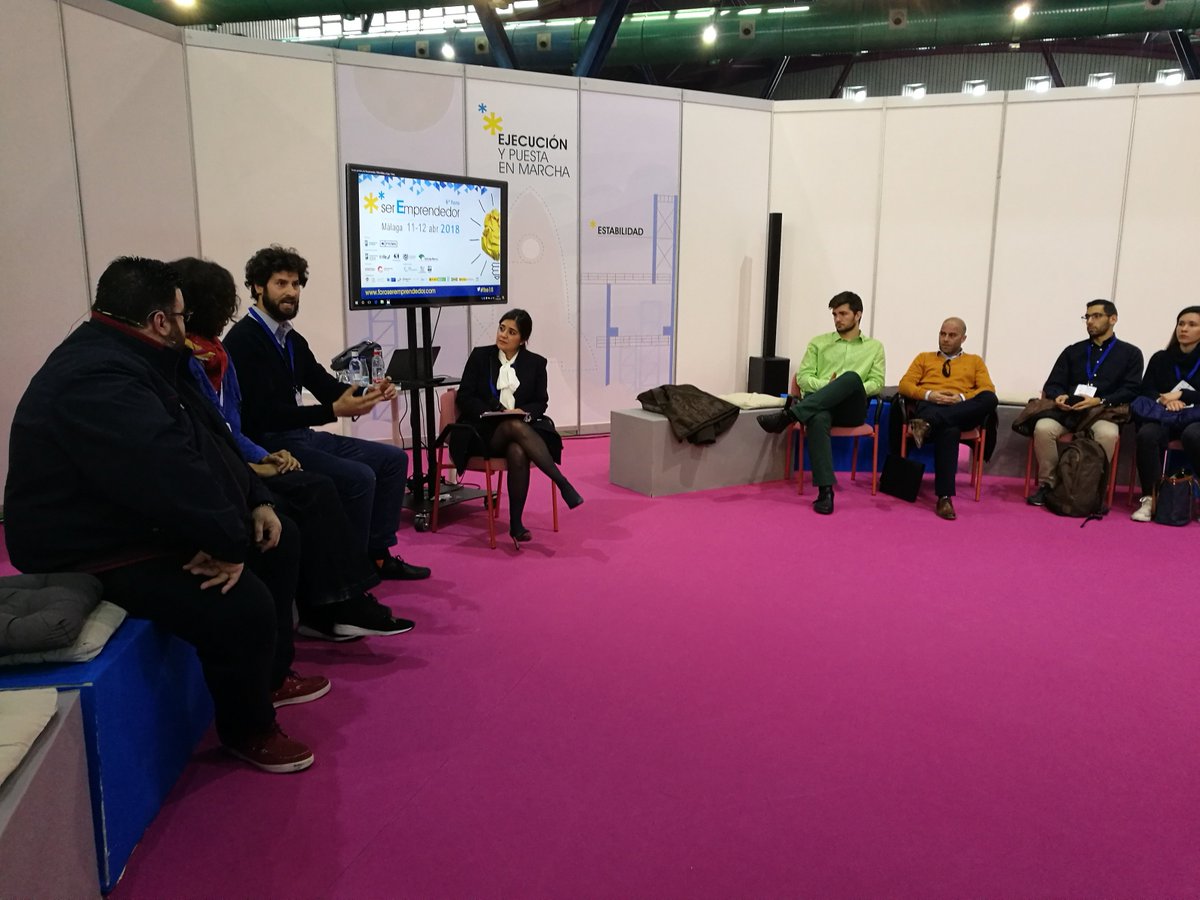 Nuestro Director del Dpto. Comercial, Fernando Quesada, estuvo la semana pasada en el 6º Foro Ser Emprendedor #fse18, salón de referencia sobre emprendimiento, organizado por <a href="/Fycma/">Fycma</a>, en el que compartió espacio con Rosario Sánchez, de <a href="/CookingMalaga/">Cooking Málaga</a>  y <a href="/RichardTopChef/">Richard Alcayde</a>