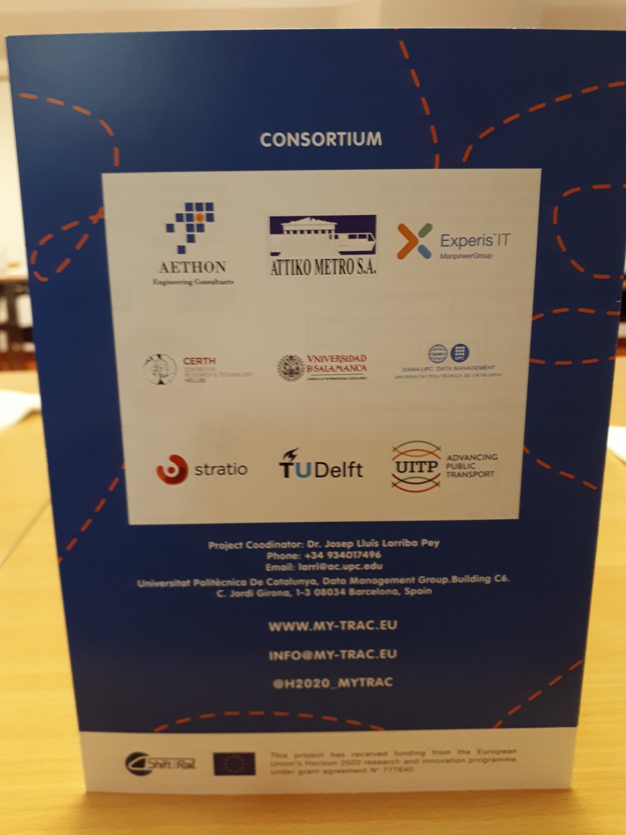 UITPpress's tweet photo. The @H2020_mytrac project is a consortium with many partners and voices...read more here: https://t.co/stSnqdhtDa and follow their official channels now for all the information you will need 
#My-Trac  @TRA_Conference 
#TRA2018 https://t.co/pfJWIU5FHZ