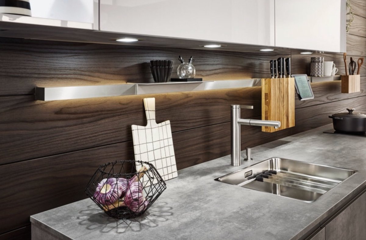 Concrete, the classic material of discerning architecture, is now increasingly being used indoors.

Head over to our website to find out more: mayfieldinteriors.net/kitchens/