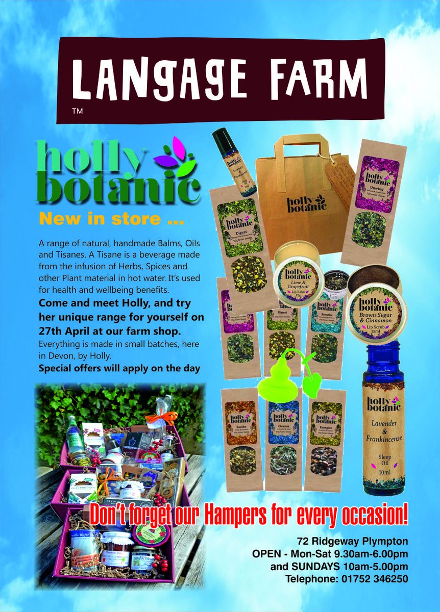 langage_farm's tweet photo. NEWS!
@HollyBotanic at the Language Farm Shop!
#Rideway, #Plympton, #Plymouth https://t.co/wdDpoFJILi